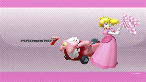 Fondos De Pantalla Princesa Peach Mario Kart 7 Nintendo Mario Kart