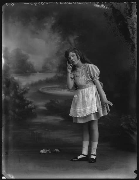 Npg X34659 Estelle Dudley As Alice In Alice In Wonderland Portrait