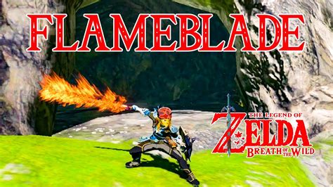 Maybe you would like to learn more about one of these? WHERE AND HOW TO GET RARE FLAMEBLADE FIRE SWORD - ZELDA BREATH OF THE WILD - NINTENDO SWITCH ...
