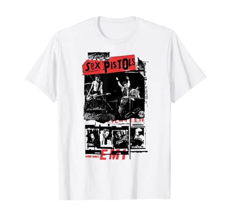 Sex Pistols Official Classic Photo Collage T Shirt
