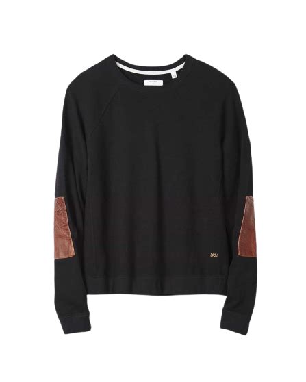 Billy Reid Leather Patch Pullover The Curated Classic
