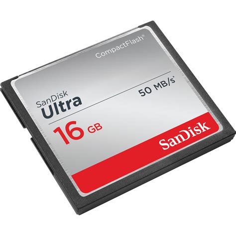 Check spelling or type a new query. SanDisk 16GB Ultra CompactFlash Memory Card SDCFHS-016G-A46 B&H