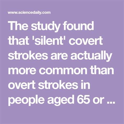 Silent Strokes Common After Surgery Linked To Cognitive Decline
