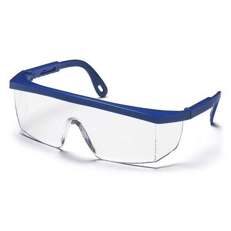 pyramex safety sn410s integra blue frame clear lens safety glasses