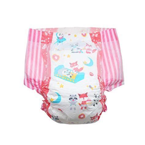 Buy Adult Diaper One Time Diaper Adult Baby Diaper Abdl 7 Piece Red