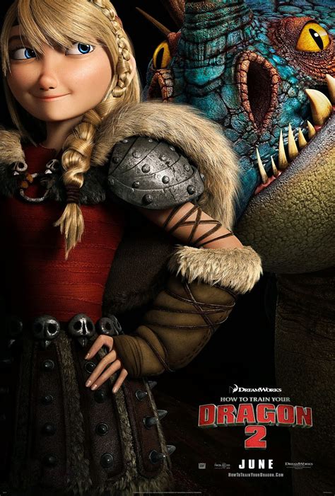 New Httyd 2 Poster Featuring Astrid And Stormfly How To Train Your Dragon 2 Photo 36507869