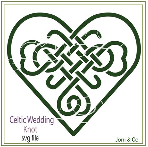 Celtic Wedding Knot Svg Celtic Svg Cut File Irish Wedding Etsy