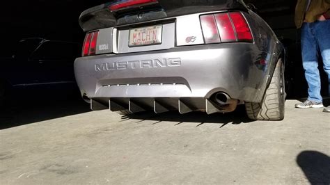 99 04 Mustang Rear Diffuser By Carters Customs