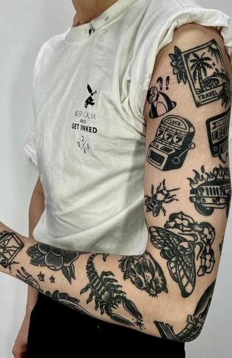 100 cool patchwork tattoo ideas 2023 the trend spotter