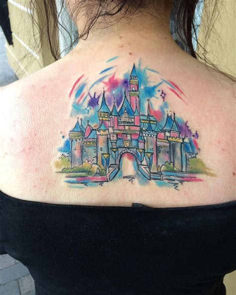 26 Disney Castle Tattoos So Everywhere You Go Is The Happiest Place On