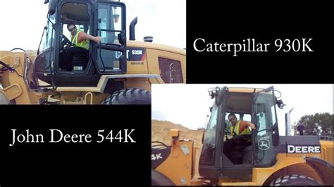 John Deere Vs Caterpillar 930k Door Shut Comparison Youtube