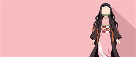 2560x1080 Resolution Nezuko Kamado Minimalist 2560x1080 Resolution