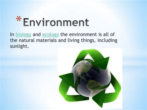 Save Environment Ppt