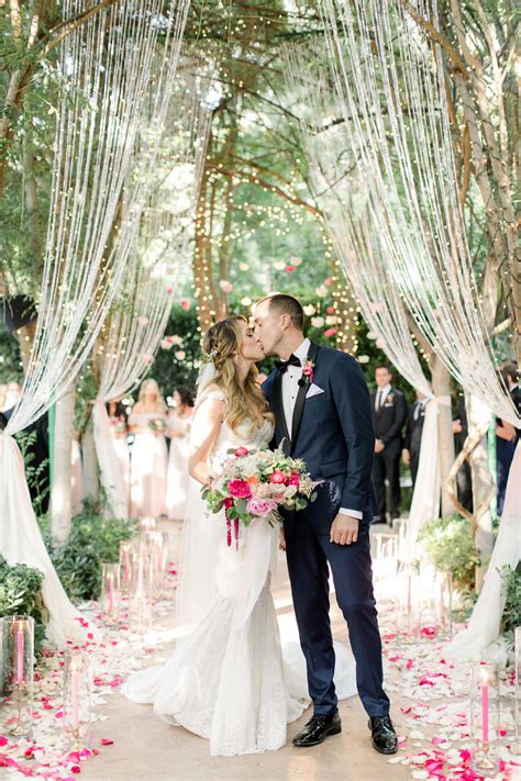 This Wedding Ceremony Is The Definition Of Enchanting Romantic Candle
