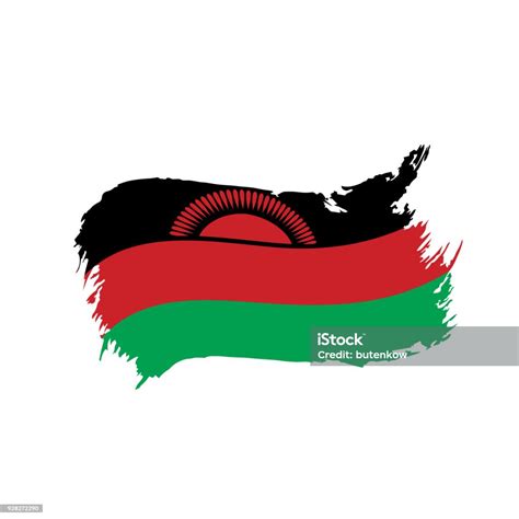 Vetores De Bandeira Do Malawi Ilustração Vetorial E Mais Imagens De