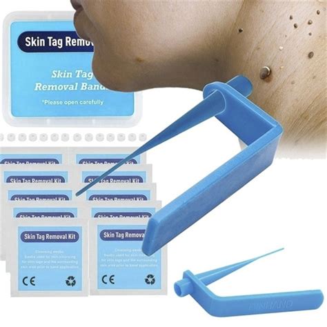medical skin tag kill skin mole wart remover micro band skin tag removal kit with cleansing