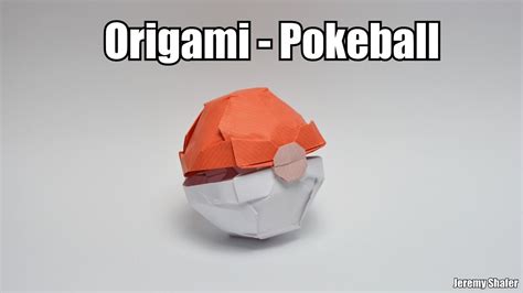 Origami Pokeball Youtube