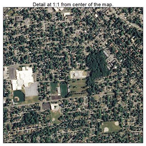 Aerial Photography Map Of La Porte In Indiana