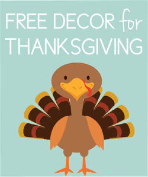 Thanksgiving Decor 4 Free Printables You Can Download Right Now