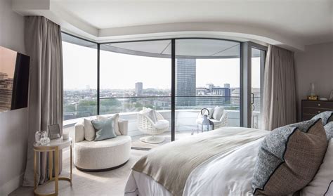 London Thames River Luxury Apartment Interior Design Project Helen