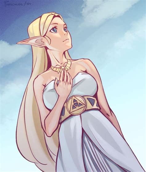 Legend Of Zelda Breath Of The Wild Art Princess Zelda Botw Phrecklesart Video Game Anime