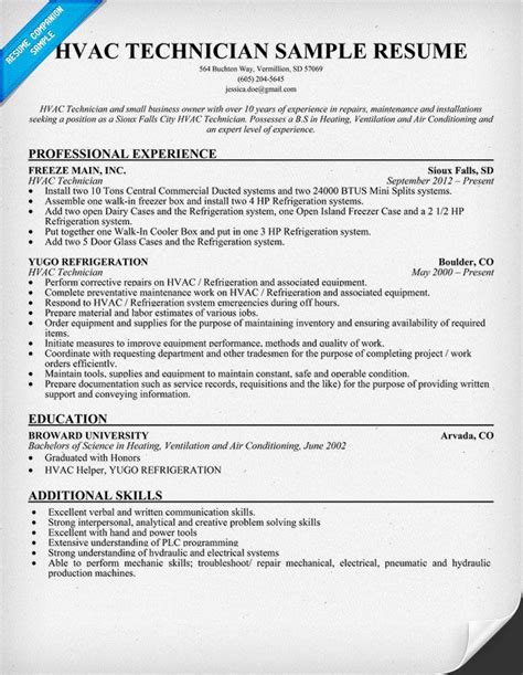 How to write an hvac tech resume that gets more interviews. 47 best images about Ad Templates on Pinterest
