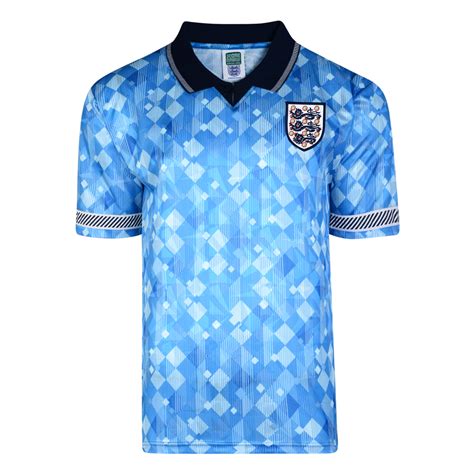 England 1990 World Cup Boys Retro Third Shirt Retro England Shirts