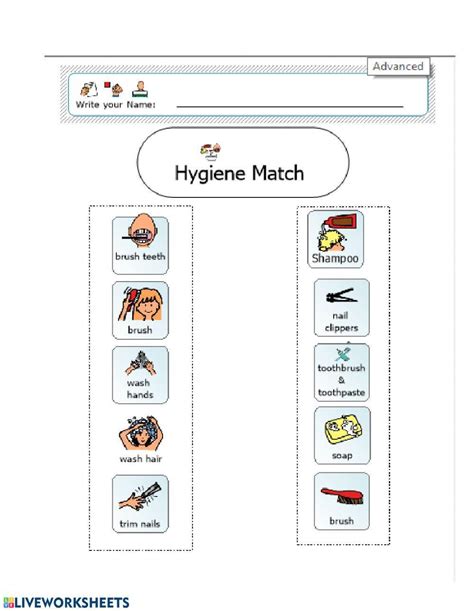 Fun And Engaging Cleanliness Worksheets For Nursery Students