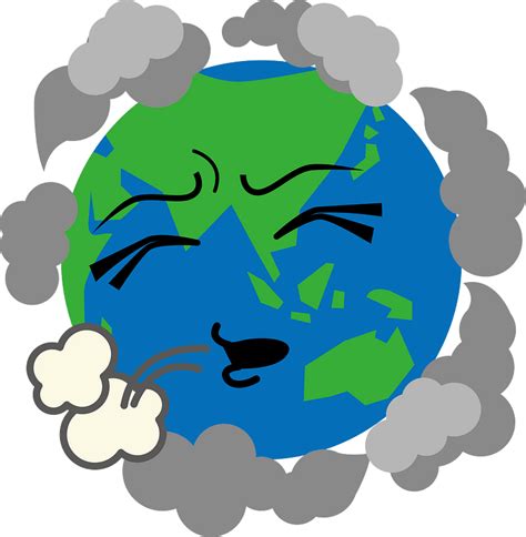 Air Pollution Earth Character Clipart Free Download Transparent Png Creazilla