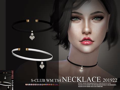 The Sims Resource S Club Ts4 Wm Necklace 201922
