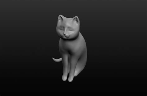 3d Realistic Cat Model