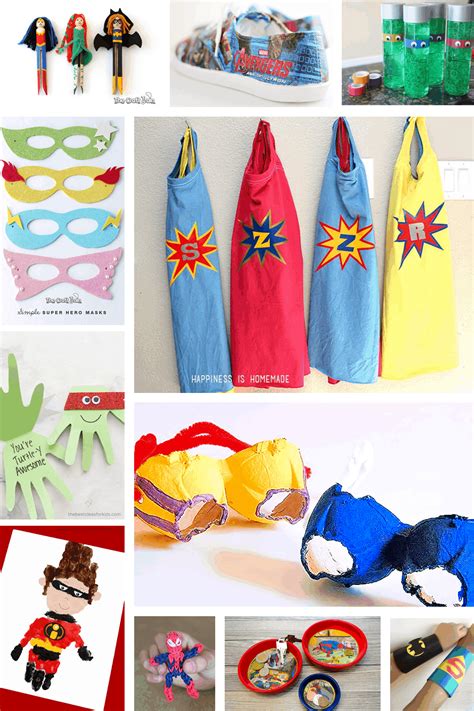 20 Fun Superhero Crafts For Kids Lola Lambchops