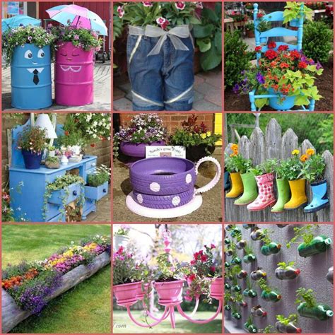 40 Creative Diy Garden Containers And Planters From Recycled Materials