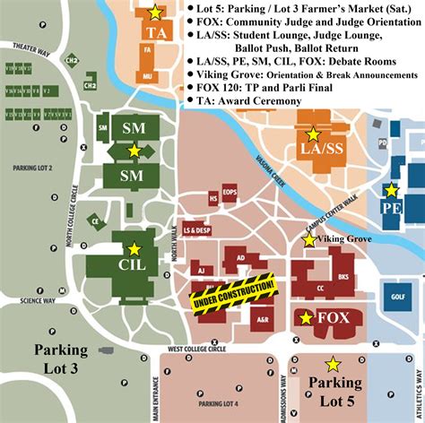 West Valley College Campus Map Map Vector