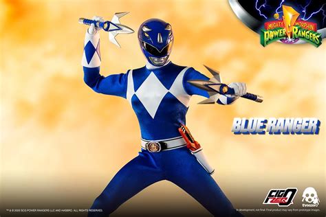 Threezero Power Rangers Blue Ranger 30cm Action Figure