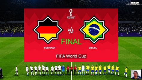 Pes 2020 Fifa World Cup Final Qatar 2022 Germany Vs Brazil Neymar