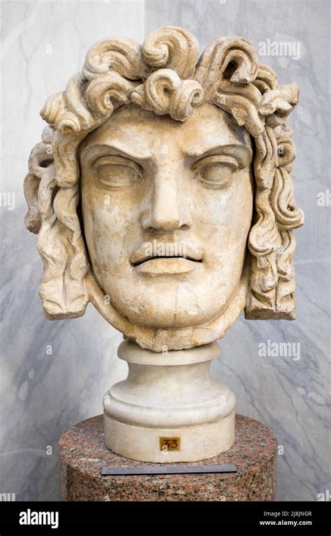 Head Of Medusa At The Vatican Museums Rome Italy Stock Photo Alamy