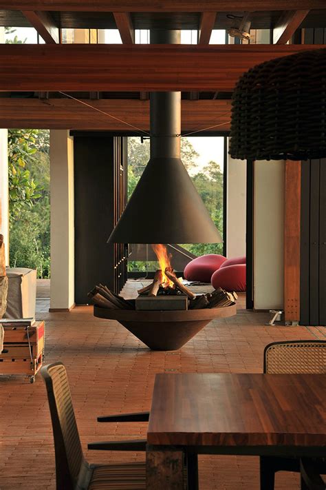 examples  freestanding fireplaces