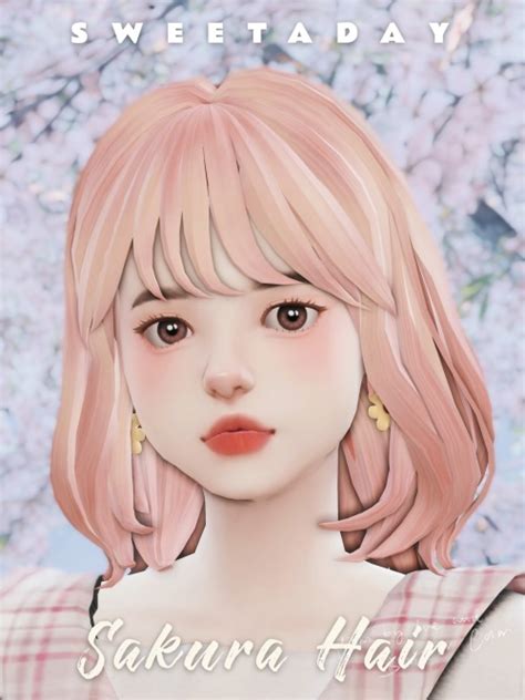 Sweetaday Lilia Hair Sims 4 Anime Pelo Sims Manga Hair Sims 4 Gameplay