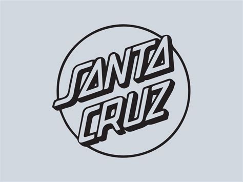Santa Cruz Vinyl Stickers Circular By Lettering Direct