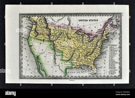 Mappa Politica Stati Uniti Immagini E Fotografie Stock Ad Alta