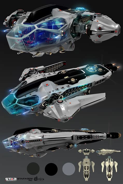 Artstation Concept Spaceship For Game Oshanin Dmitriy Space Ship