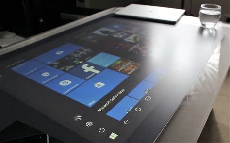 Lumia News Windows 10 On The Surface Coffee Table Works Surprisingly