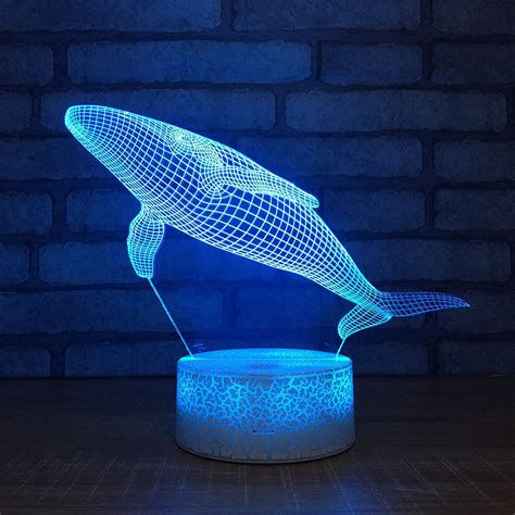 Buy Whale 3d Night Light New Fancy Led Stereo