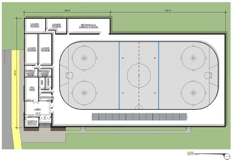 Skating Rink Floor Plans Floorplansclick