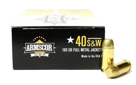 40 Sandw 180 Grain Fmj Armscor Usa Ammunition For Sale In Stock Surplus