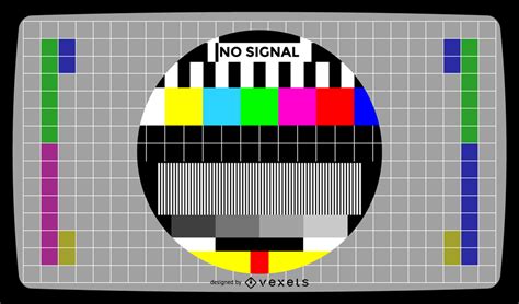 I first called vizio tech sup. Television Test Screen No Signal Vector Illustration ...