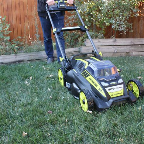Ryobi 40 Volt Brushless Self Propelled Mower Review Easy Mowing