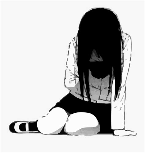 Depressed Anime Girl Crying Transparent Cartoons Anime Girl Crying