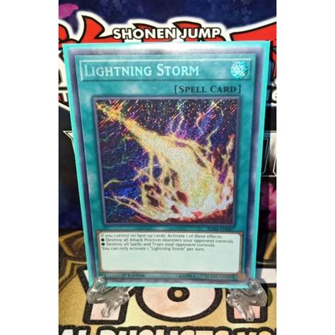Lightning Storm Igas Secret Rare 1st Edition Yu Gi Oh Shopee